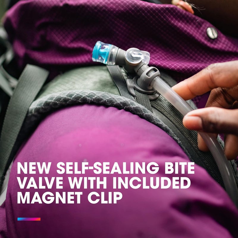 Hydrapak Water Reservoir (1.5L, 2L, 3L) - Hydration Bladder Fits Most Backpacks – High-Flow Bite Valve, Leak Proof, Fully Reversible, and Dishwasher Safe - Image 3